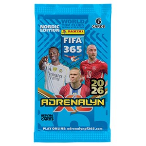 Panini - FIFA 365 Adrenalyn XL 2026 Nordic Edition Booster Med 6 Fodboldkort